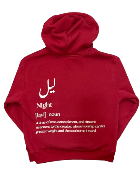 Crimson red Hoodie *Pre-Order*